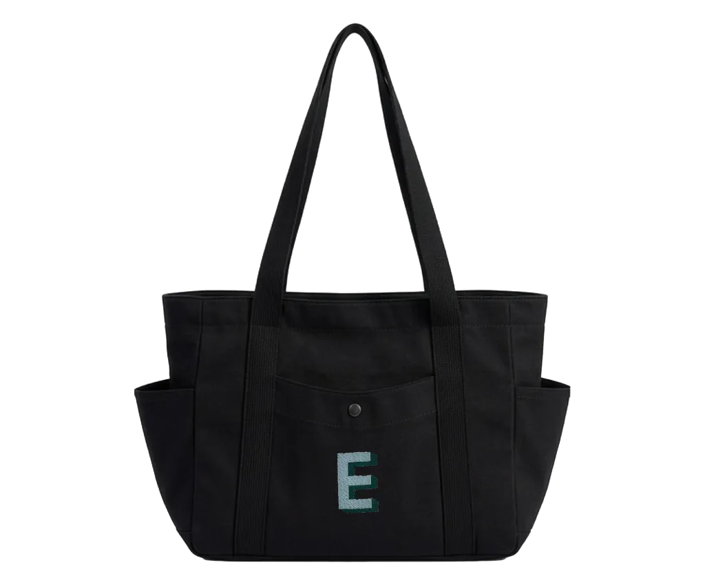 Empty Bag - Front - Black - 1 Shadow 1 smaller.webp